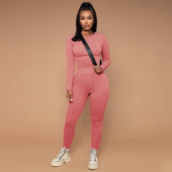 Sweater Legging Set (L, BallerinaPink)