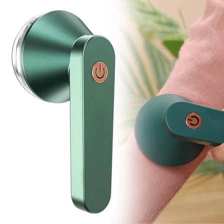 Sweater Pill Remover Fabric Shaver, USB Rechargeable Electric Lint Remover for Clothes, 6 Leaf Blades Battery Operated Sweater Shaver for Lint Balls Furniture Couch Blanket, 1 Set, 6.29 Inches