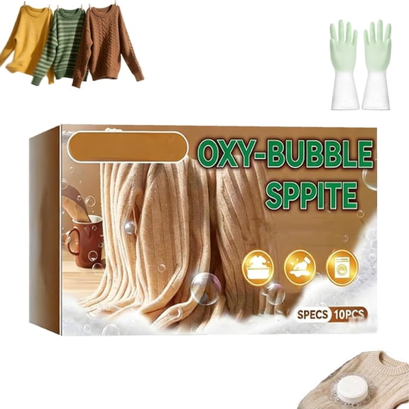 Sweater Revive Tablets Anti-Shrink, Restores Softness & Safe for Colors, Anti-Shrink Sweater Revive Effervescent Tablets, For Wool, Cashmere & Knit Fibres, Gentle Soak, Restore Shape (1pcs)