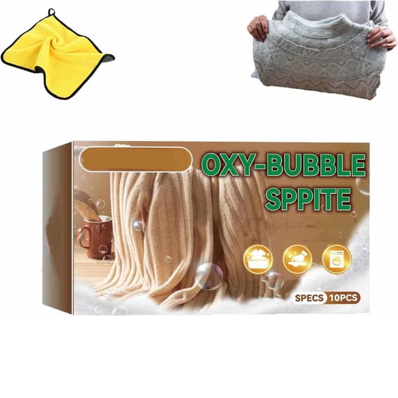 Sweater Revive Tablets - Anti-Shrink, Restores Softness & Safe for Colors, Anti-static Sweater Revive Effervescent Tablets for Wool, Knit Fibres, Gentle Soak, Restore Shape (1 Pcs)