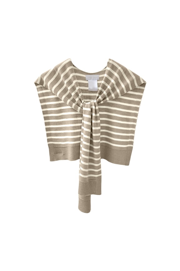 Sweater Shawl Wraps for Women Sweater Knitted Knotted Shawls Travel Casual Scarf Cape Shoulder Tops Fashion Wrap Khaki Free