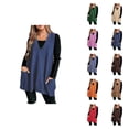 thumbnail image 1 of Sweater Vest for Women, V Neck Knitted Pullover Sleeveless Tank, Soft Lightweight Knitwear for Layered Fall Looks, 1 of 1