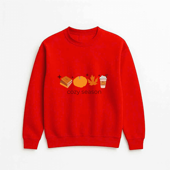 Sweater Weather Cozy Autumn Seasonal Casual Everyday Outfit Inspired Sweatshirt, up to size 5XL
