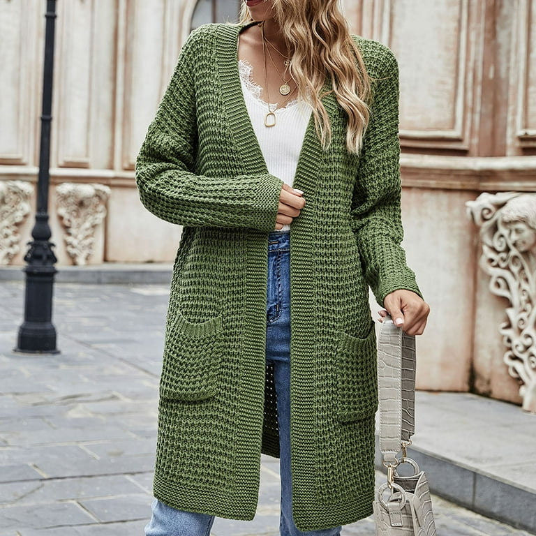 Sweater coat deals with pockets