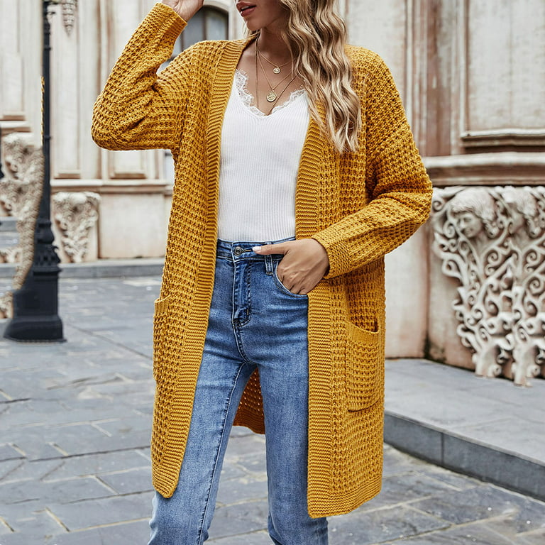 Chunky Knit Cardigan Cropped Chunky Sweater Oversized Hand 