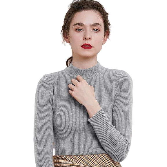 Sweater Women Long Sleeve Crew Neck Pull Over Sweaters Light Sweaters for Women Fall Fall Sweater Trendy Tops