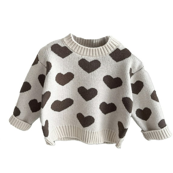 Sweater for Boys Girls Korean Version Of Winter foreign Style Sweater 2025 New Male Baby Thick Knit Autumn Warm Top