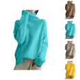 thumbnail image 1 of Sweater for Women, Patchwork Sweaters for Women, Autumn Winter Thickened Knit, Loose Outer Wear Top, 1 of 5
