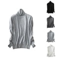 thumbnail image 1 of Sweater for Women, Turtleneck Sweaters for Women, Knit Pullover Design, Comfort Top for Everyday, 1 of 4