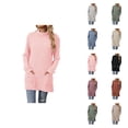 thumbnail image 1 of Sweater for Women, Winter Sweaters for Women, Half Turtleneck Long Sleeve Top, Baggy Pocket Pullover for Casual Wear and Relaxed Comfort, 1 of 9