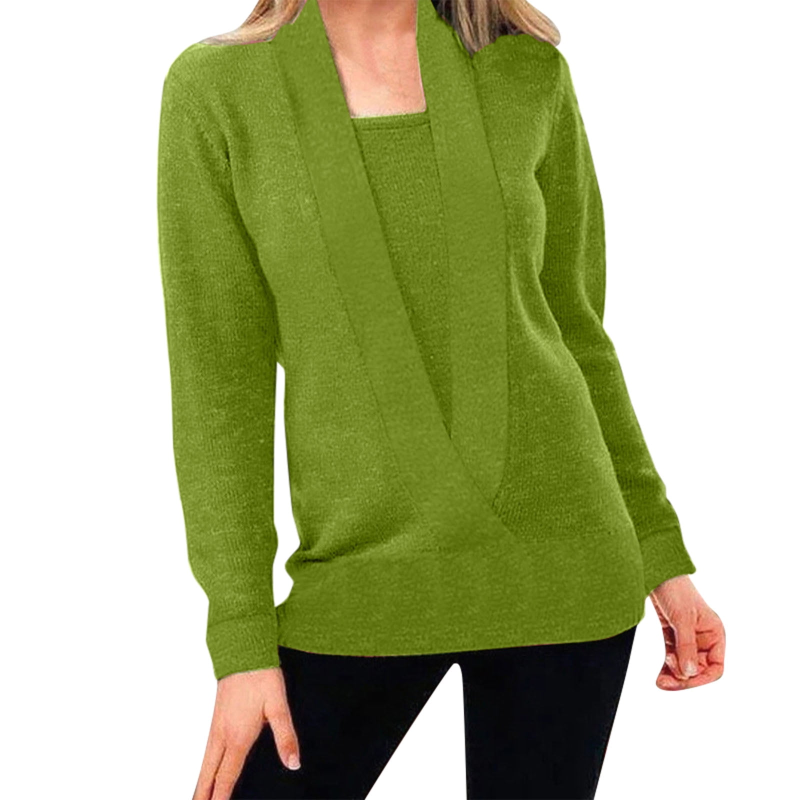 Sweaters Bulk Women s Casual Single Button Crepe Work Office