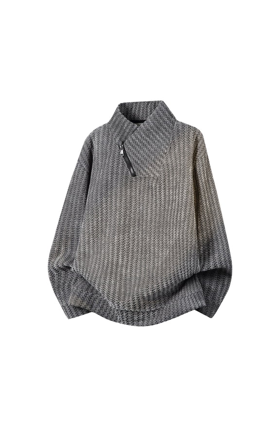 Sweaters Collared Pullover Sweater for Men Designer Chunky Herringbone Knit Tops Fall Winter Fashion Outfits