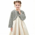 thumbnail image 1 of Sweaters For Girls 14-16 Girls Sweaters Long Sleeve Cardigan Bolero Shrugs Button Down Closure Cover Up Tops for Toddler Kids 4-12 Years, 1 of 6