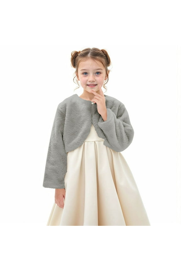 Sweaters For Girls 14-16 Girls Sweaters Long Sleeve Cardigan Bolero Shrugs Button Down Closure Cover Up Tops for Toddler Kids 4-12 Years