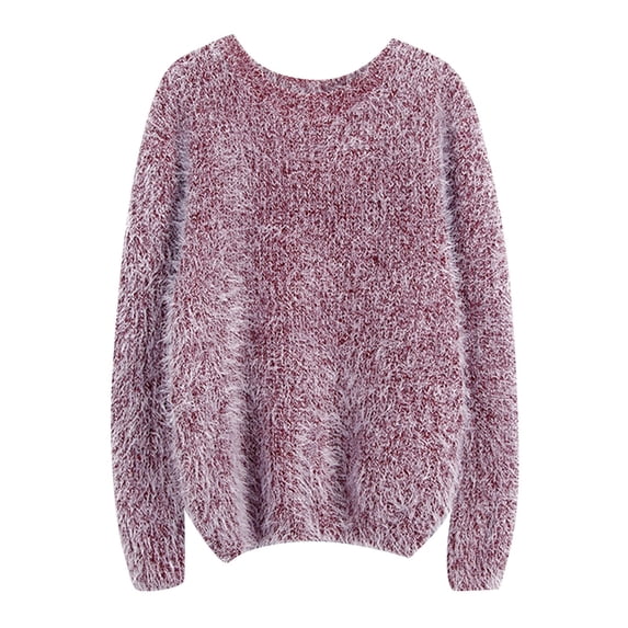 Sweaters For Women Autumn And Winter Oversize Womens Pullover Bottoming Shirt Loose Womens Sweater Round Neck Sweater Womens Sweaters