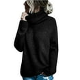 thumbnail image 1 of Sweaters For Women Cowl Neck Long Sleeve Knit Loose Sweater Solid Color Casual Jumper Tops, 1 of 3