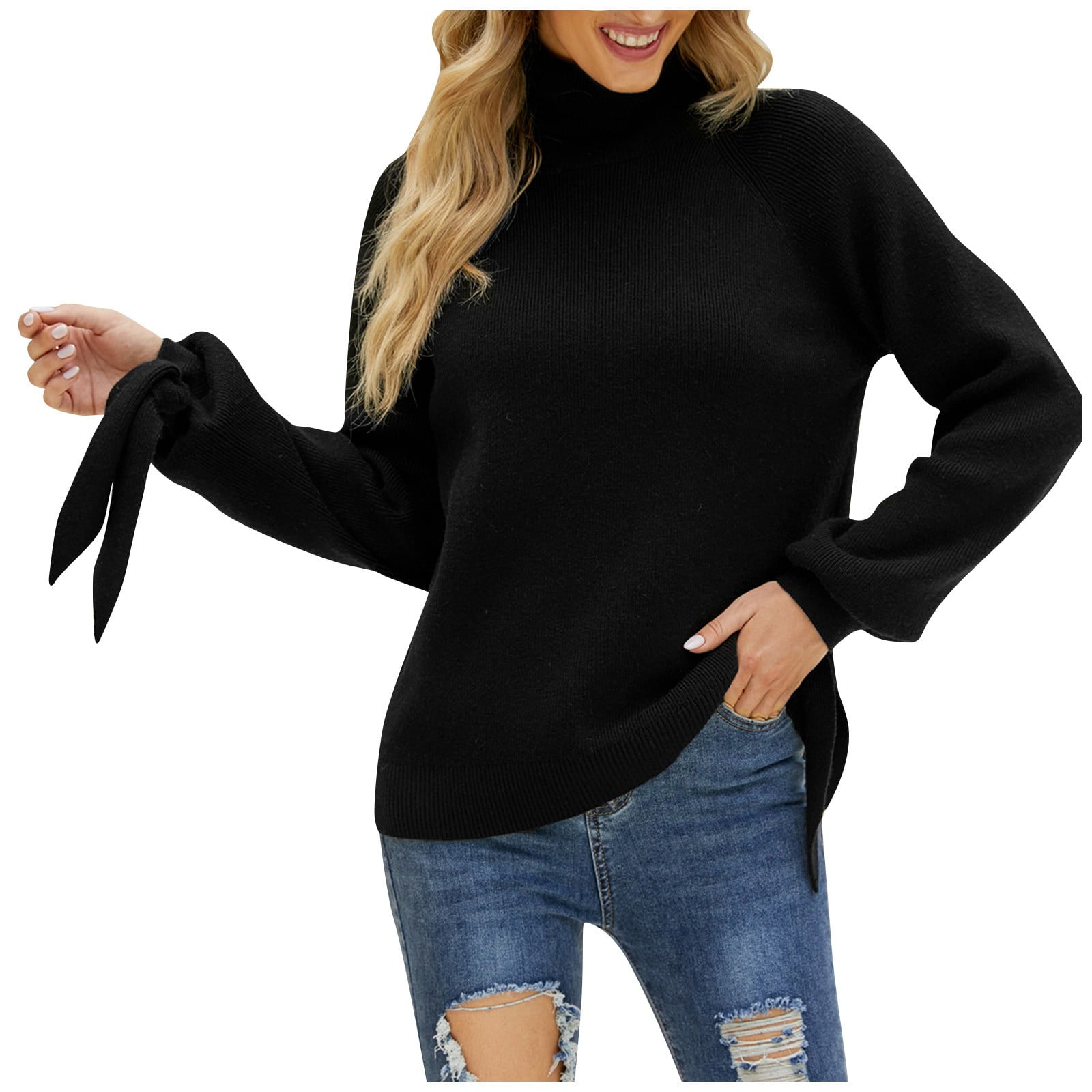 Cute top black sweater