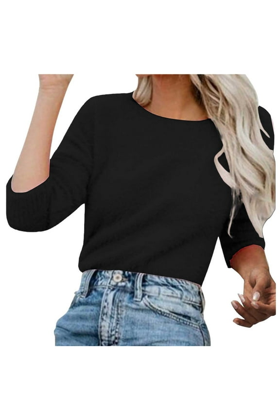 Sweaters For Women Fuzzy Cowl Neck Long Sleeve Fashionable Loose Pullover Sweater L Womens Sweaters