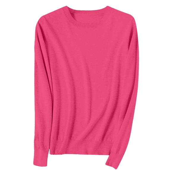 Sweaters For Women Light Sweaters For Women Long Sleeve Crew Neck Lightweight Soft Knitted Pullover Knitted Blouse Womens Sweaters