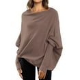 thumbnail image 1 of Sweaters For Women Light Weight Sweaters For Women Casual Long Sleeve Tops Winter Knit Drop Shoulder Sweater Fall Jumper Tunics Womens Sweaters, 1 of 6