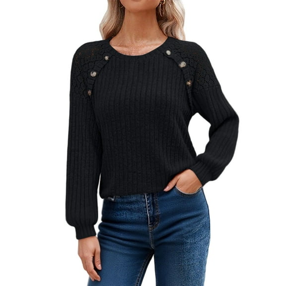 Sweaters For Women Long Sleeve Blouse Spring Lightweight Sweater Casual Top Fall Winter Pullover Clothing