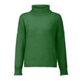 thumbnail image 1 of Sweaters For Women Women's Knitted Sweater Women's Clothing Thick Thread High Neck Pullover Sweater Women Womens Sweaters, 1 of 6