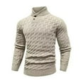 thumbnail image 1 of Sweaters for Men, Fashionable Slim Fit Crewneck Pullover Knit Sweater Jacket, Casual & Outdoor Activity Wear, Soft Warm Fabric, Durable Knit, High, Quality Men's Clothing, 1 of 5