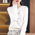 thumbnail image 1 of Sweaters For Women Button Front Long Sleeve Cardigan Soft Warm Knit Elastic Chiffon Cardigans for Women Summer Stripe Sweater plus Size Sweaters Women Sweater for Women Open Front Knitted Cardigans, 1 of 5