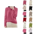 thumbnail image 1 of Sweaters for Women Pullover Oversized Knit Casual Cozy Dark Academia Fall Outfit Oversized Hooded Sweater Pullover Soft Knit Casual Crewneck Long Sleeve Cozy Winter Top For Everyday Comfortable Wear, 1 of 6