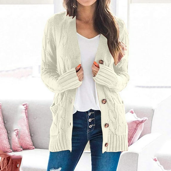 Sweaters Womens Open Sleeve Knit Boho Long Patchwork Coat Cardigan Pockets Front Sweater