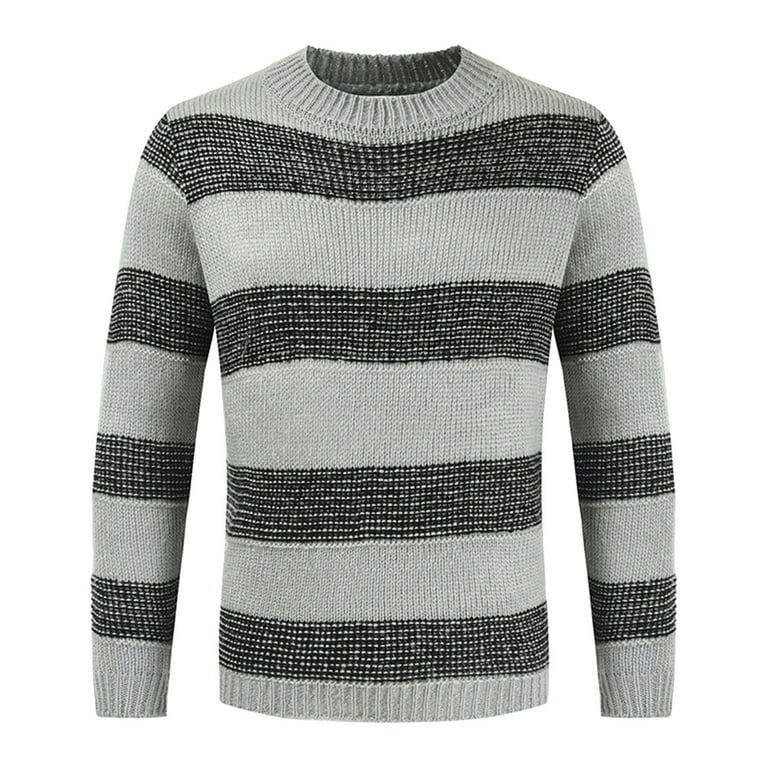 Trend round collar sweater best sale