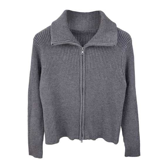 Sweaters for Girls Fall Outfits Girls High Neck Zip Cardigan Knit Sweater Jacket for Autumn And Winter Versatile Comfortable Warm Cover Up for Kids