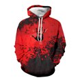 thumbnail image 1 of Sweaters for Men Juniors Sweatshirts And Hoodies Men over Hoodie Pullover Sweatshirts Plain Hoodie for Men's Halloween Hooded Sweatshirt Red M, 1 of 6