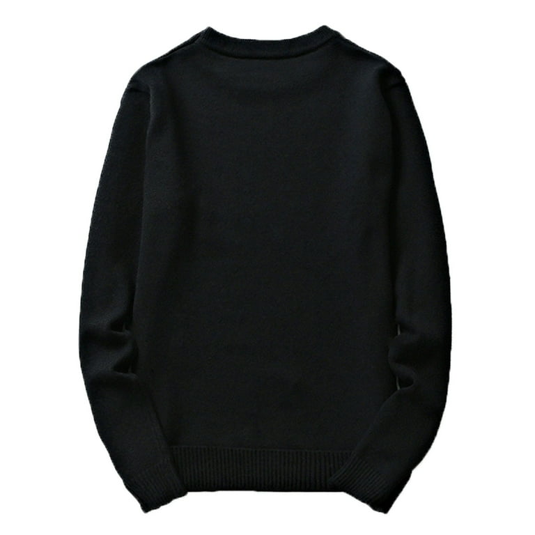 Plain black sweater 2025