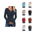 thumbnail image 1 of Sweaters for Women 2025 Fall Winter Long Sleeve V-Neck Slim Fit Jumper Bottoming Shirt Womens Pullover Sweaters, 1 of 6