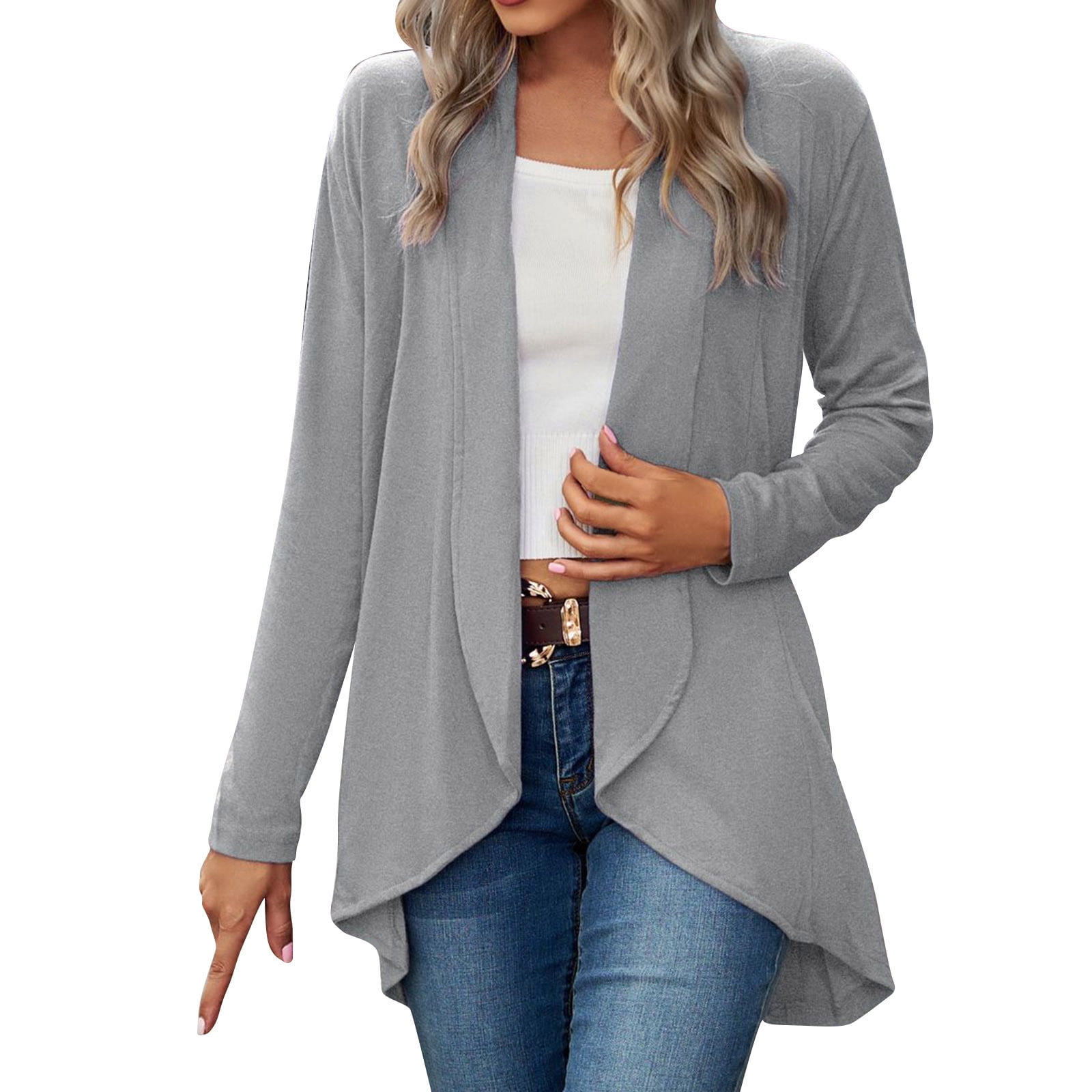 Ladies cardigan sweaters with pockets best sale