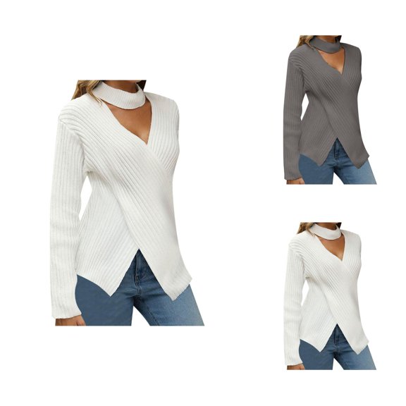 Sweaters for Women, Fall Sweaters for Women, Soft Warm Knit Pullover, Long Sleeve Top for Winter Comfort