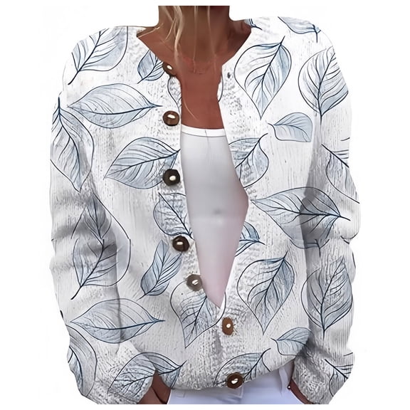 Sweaters for Women Fall and Winter Comfortable and resistant to pilling SuitableBlue L Womens Sweaters