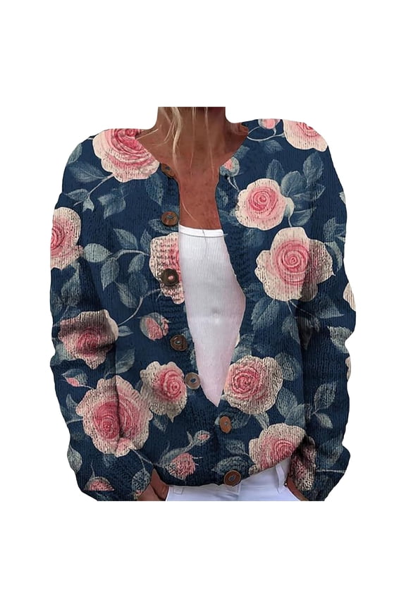 Sweaters for Women Fall and Winter Comfortable and resistant to pilling SuitableBrown S Womens Sweaters