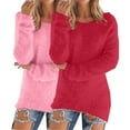 thumbnail image 1 of Sweaters for Women Fall and Winter Comfortable and resistant to pilling SuitableMulti-color XXL Womens Sweaters, 1 of 5