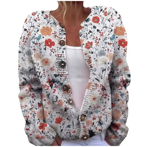 Sweaters for Women Fall and Winter Comfortable and resistant to pilling SuitableRed L Womens Sweaters