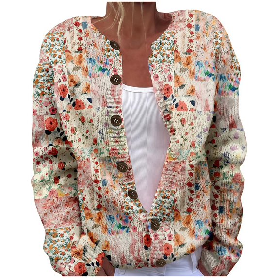 Sweaters for Women Fall and Winter Comfortable and resistant to pilling SuitableRed L Womens Sweaters