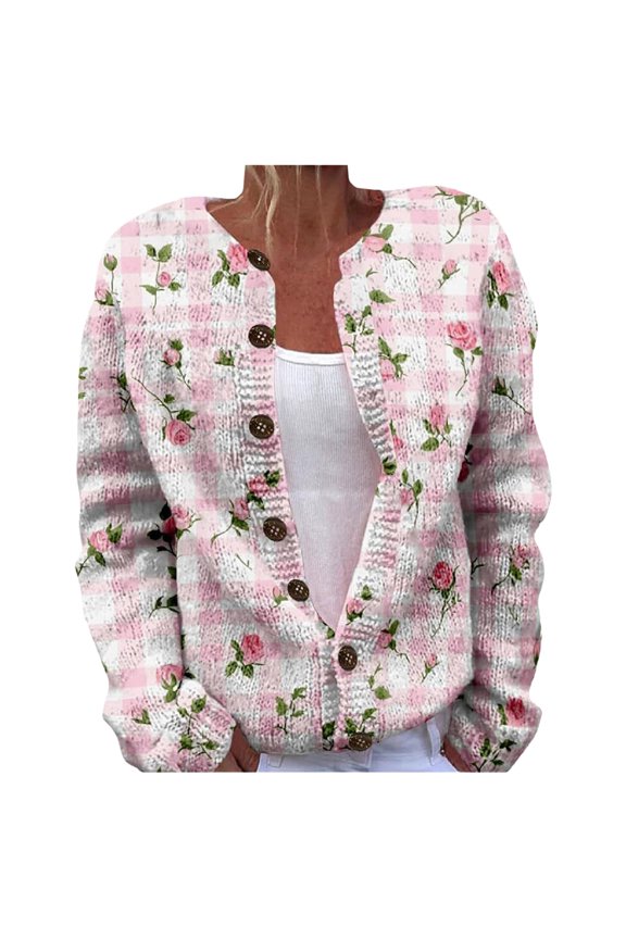 Sweaters for Women Fall and Winter Comfortable and resistant to pilling SuitableRed XXL Womens Sweaters