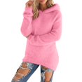 thumbnail image 1 of Sweaters for Women Fashion Loose Fuzzy Long Sleeve Pullover Fashion Casual Knitted Jumper Tops, 1 of 4
