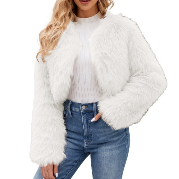 Sweaters for Women Hemlock Winter Coats Fashion Superficial Knowledge Long Sleeve Fleece Shaggy Lightweight Fall Cropped Jacket Outerwear Sweater