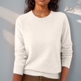 thumbnail image 1 of Sweaters for Women Long Sleeve Trendy Jumper Knitted Pullover Soft Warm Sweater Tops Beige M, 1 of 5