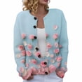 thumbnail image 1 of Sweaters for Women Suitable Fall and Winter Comfortable and resistant to pilling Blue S Womens Sweaters, 1 of 5