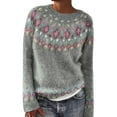 thumbnail image 1 of Sweaters for Women Suitable Fall and Winter Comfortable and resistant to pilling Gray S Womens Sweaters, 1 of 4