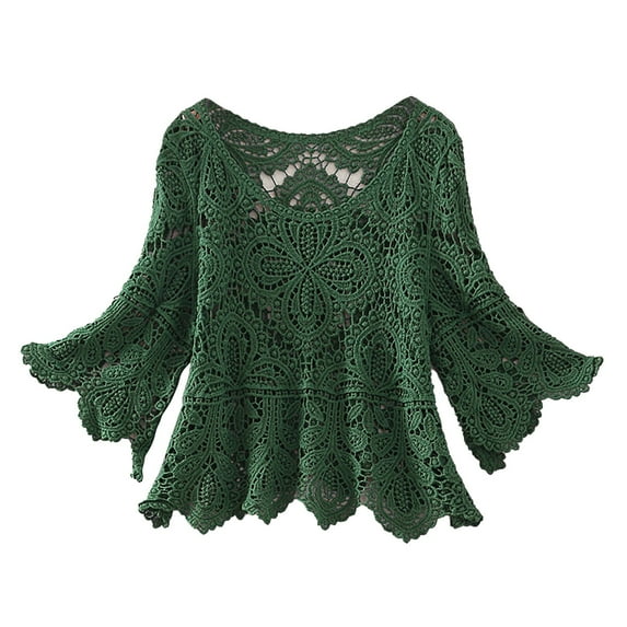 Sweaters for Women Suitable Fall and Winter Comfortable and resistant to pilling Green M Womens Sweaters