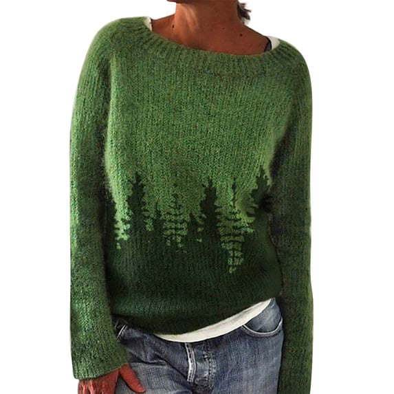 Sweaters for Women Suitable Fall and Winter Comfortable and resistant to pilling Green S Womens Sweaters